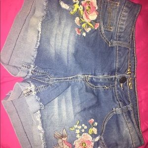 I am selling some shorts with roses on it:)